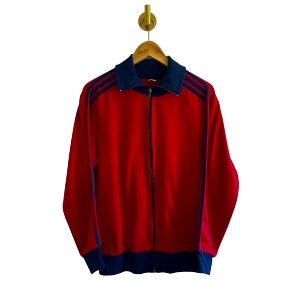 adidas Jackets & Blazers - Vintage 1967-72 Adidas 3-STRIPES Tricot Track Jacket